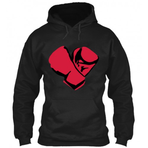 Black High Quality mma Fighter Cotton Hoodie